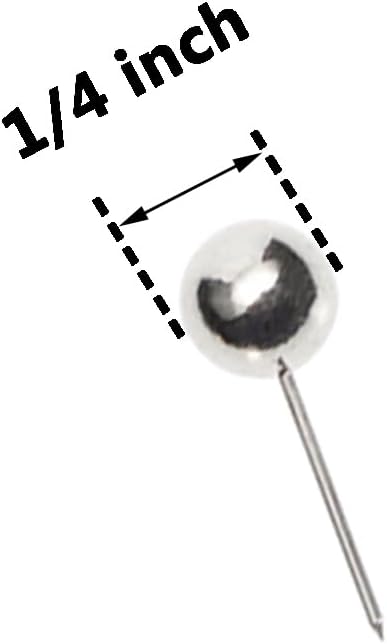 Tupalizy 100PCS 1/4 Inch Small Round Head Map Tacks Pins