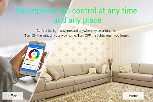 BTF-LIGHTING 5in1 WB5 2.4GHz Tuya WiFi PWM LED Controller Compatible with Alexa/Google Home/Smart Life/Tuya Smart APP Control for Dimming CCT RGB RGBW RGBCCT LED Strip Work with WR01RF WR02RF etc