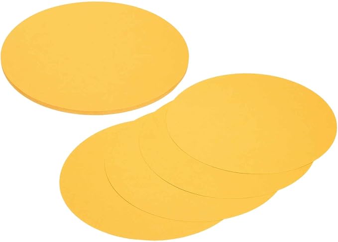 MECCANIXITY 24 Pcs Circle Card Stock, 9.8 Inch Round Cutouts Paper Thick