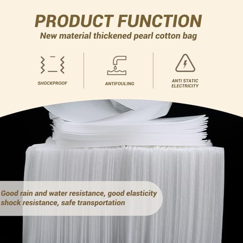 100 Pack 8'' x10'' 0.5MM Cushion Foam Pouches