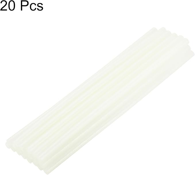 uxcell 20pcs Hot Glue Sticks for Glue Gun 11mm/0.43-inch x 4-inch Mini Hot Melt