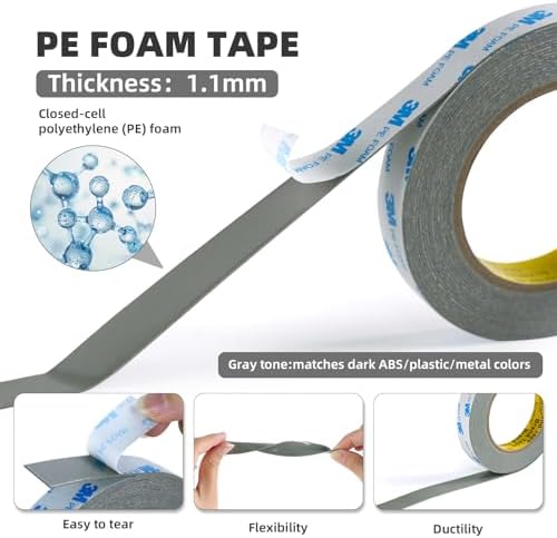 3M Double Sided Tape Heavy Duty 2'' × 20Ft | PE Foam Mounting Tape