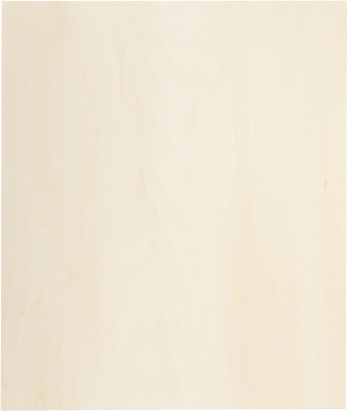 MECCANIXITY Basswood Sheet 8.3 x 11.8 x 0.2 Inch Unfinished Wood Boards Plywood