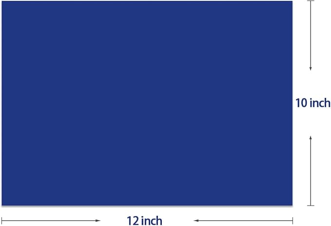3D Puff Heat Transfer Vinyl 3 Sheets 12"x10" -Royal Blue | Puff Vinyl Heat