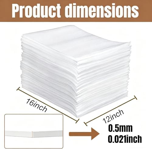 100 Pack 12'' x16'' 0.5MM Cushion Foam Pouches
