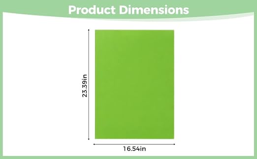 9 Pcs A2 Plastic Sheets, Transparent PVC Assorted Colors, 16.5 x 23.4 in