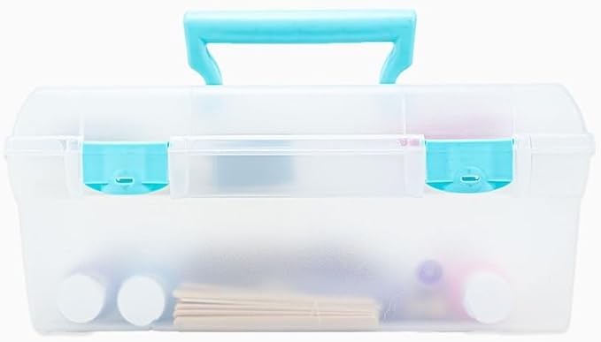 ArtBin 6937AG Essentials Lift-Out Tray Box, Portable Art & Craft Organizer