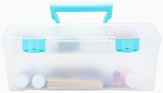 ArtBin 6937AG Essentials Lift-Out Tray Box, Portable Art & Craft Organizer
