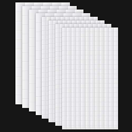 8 Sheets Foam Dots Squares, Adhesive 3D Foam Squares, 2 Sizes, Scrapbook |