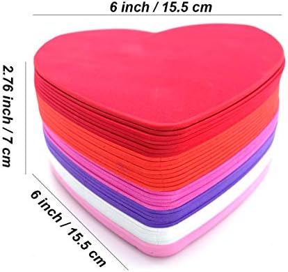 MBJelir EVA Foam Heart Shape DIY Craft Set