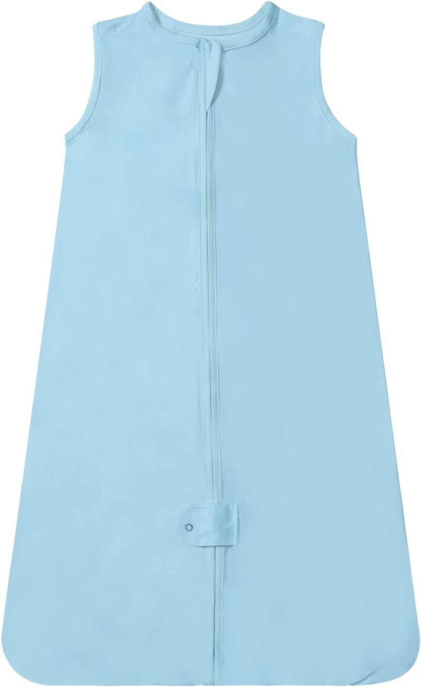 TotAha Light Sleep Sack, Stretchy, Soft, Cozy Wearable Blanket Sleep Bag with 2-Way Safe Zippers for 0-6-12-24 Months 0.5 TOG