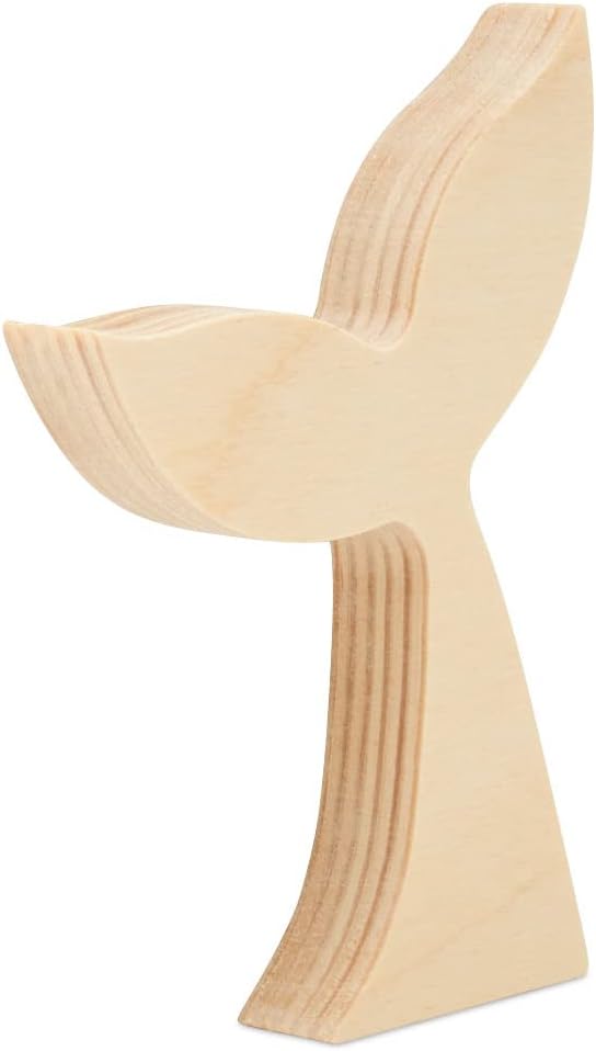Chunky Mermaid Tail 4-inch, 1/2 inch Thick, & Summer Tiered Tray Decor Set