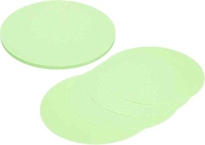 MECCANIXITY 24 Pcs Circle Card Stock, 9.8 Inch Round Cutouts Paper Thick