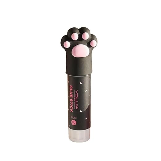 Solid Glues, Kawaii Cartoon Solid Glue Stick, Cat Claw Cute Glue Stick