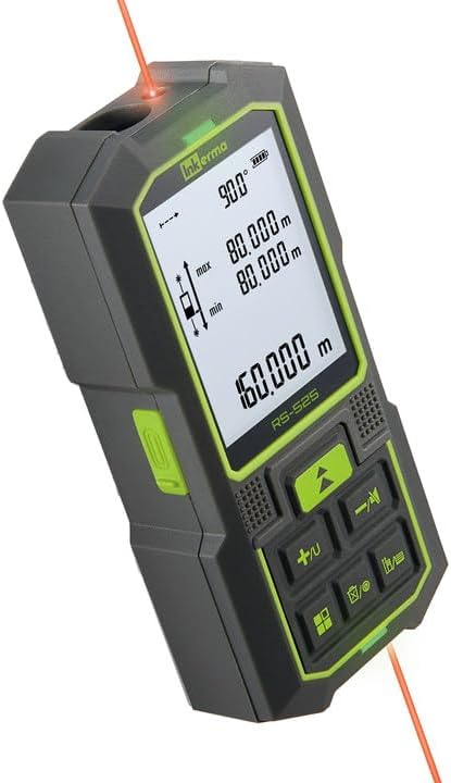 Inkerma Dual Laser Measurement Tool, 525Ft/160M Bilateral Laser Distance Meter