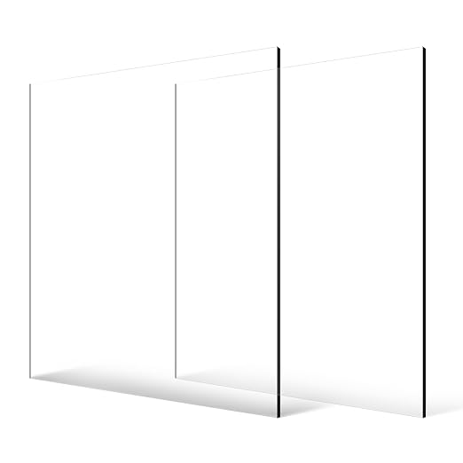 VEVOR Plexiglass Acrylic Sheet, 24 x 36 Inch 1/4 Inch Thick Clear Plastic Cast
