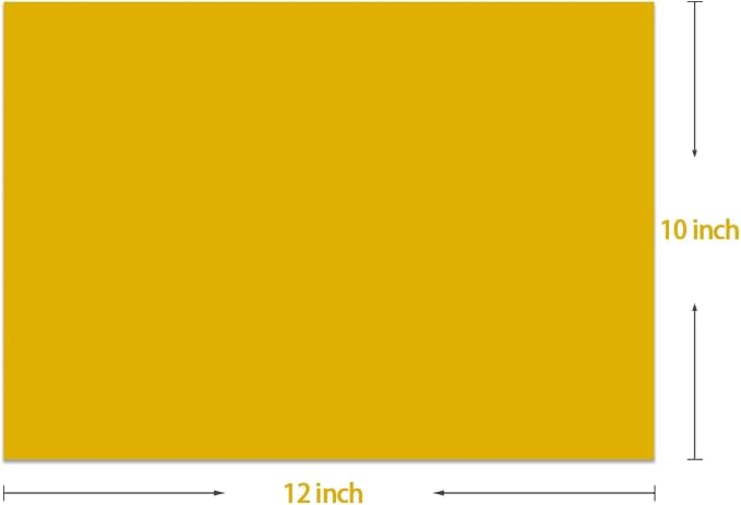 3D Puff Heat Transfer Vinyl 3 Sheets 12"x10"-Yellow Color | Puff Iron on Vinyl