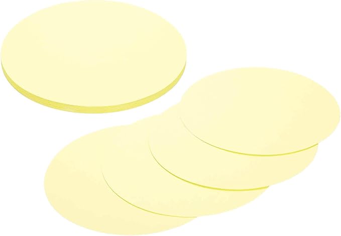MECCANIXITY 24 Pcs Circle Card Stock, 6.7 Inch Round Cutouts Paper Thick