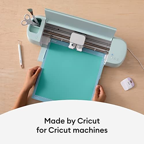 Cricut Premium Permanent Vinyl, Light Blue - 4ft Roll - Compatible