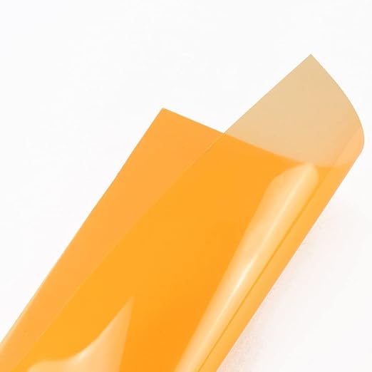 Tong Gu 5PCS Colored A4 PVC Flexible Plastic Sheets Transparent Gel Clear DIY