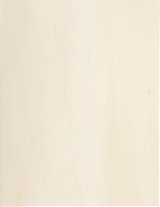 MECCANIXITY Basswood Sheet 8.3 x 5.8 x 0.12 Inch Unfinished Wood Boards Plywood