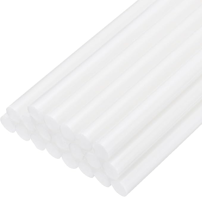uxcell 20pcs Hot Glue Sticks for Glue Gun 7mm/0.28-inch x 10-inch Mini Hot Melt