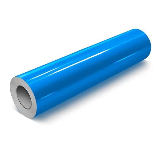 VViViD Sky Blue Gloss DECO65 Permanent Adhesive Craft Vinyl