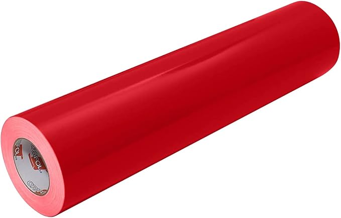 Oracal 651 RED Permanent Vinyl Roll 12" x 15 Feet