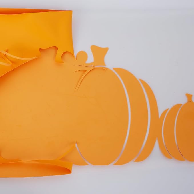 FUNKAKA Light Orange HTV Heat Transfer Vinyl Rolls, Adhesive HTV Vinyl