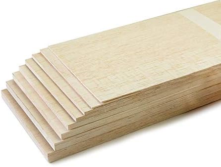 Viloga Balsa Wood Sheets DIY Model Wooden Plate