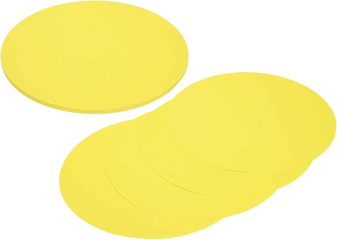 MECCANIXITY 24 Pcs Circle Card Stock, 9.8 Inch Round Cutouts Paper Thick