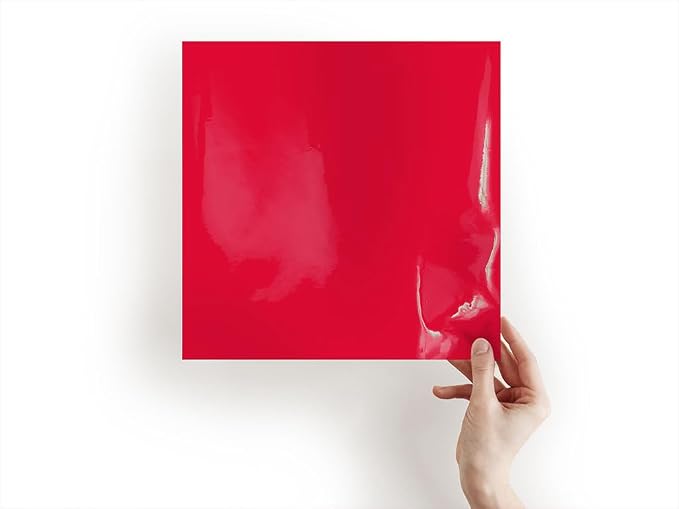 3M 7125 Perfect Match Red Gloss Permanent Adhesive Vinyl Roll