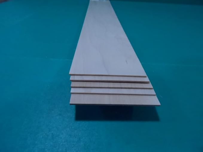 Maple Wood Sheets 1/16 x 3 x 24in