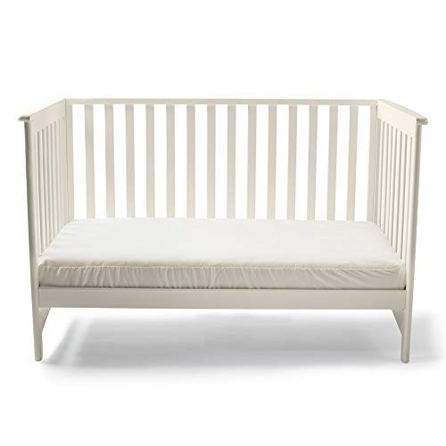 Naturepedic Organic Waterproof Crib Mattress Pad, Skin Friendly, Breathable & Absorbent Crib Mattress Protector - Removable Protector Pad for Baby and Toddler Beds - Fitted for Standard Baby Crib Size