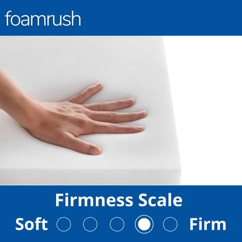 FoamRush 1" x 36" x 36" Premium Quality Upholstery Foam Cushion High Density
