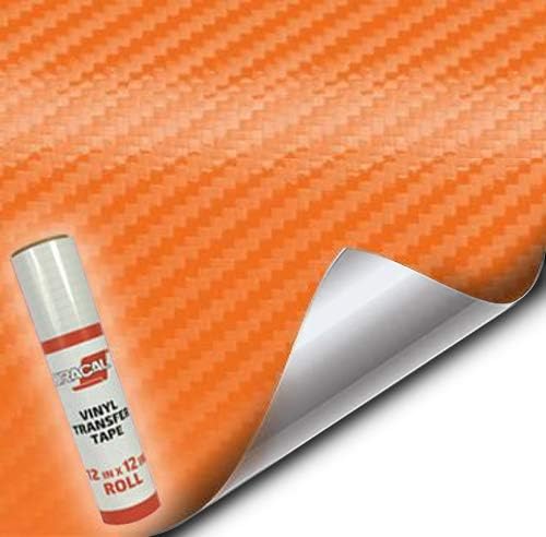 VViViD Craft 3D Carbon Fibre Textured Vinyl Sheet 1ft x 5ft