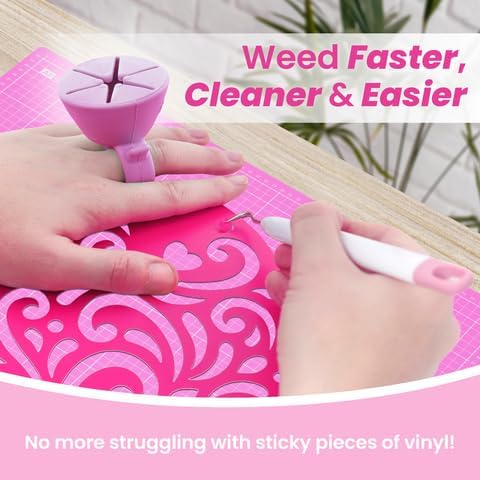 tweexy Craft Vinyl Weeding Scrap Collector Ring | Weeding Tools