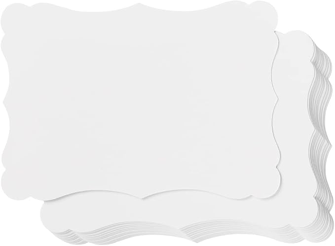 50 Pack Blank Kraft Greeting Cards, 4x6IN | Thick Cardstock Paper,