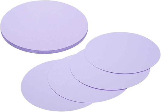 MECCANIXITY 24 Pcs Circle Card Stock, 6.7 Inch Round Cutouts Paper Thick