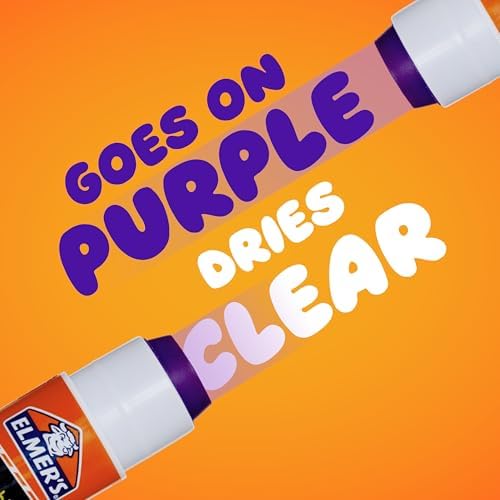 Elmer's Glue Sticks Variety Pack, Featuring BlooStick Buddies, Disappearing