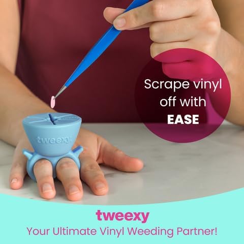 tweexy Craft Vinyl Weeding Scrap Collector Ring