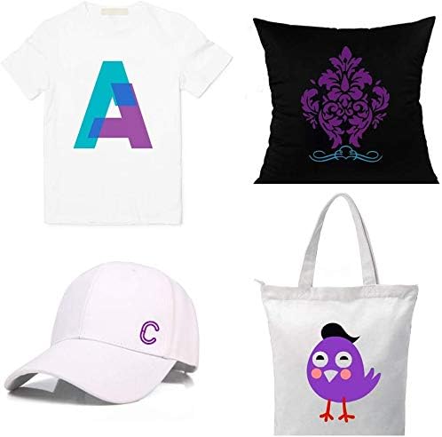guangyintong Purple Matte HTV Vinyl Roll, Heat Transfer