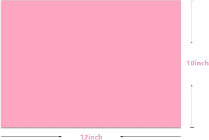 3D Puff Heat Transfer Vinyl 3 Sheets 12"x10"-Peach Pink | 3D Puffy Iron-on htv