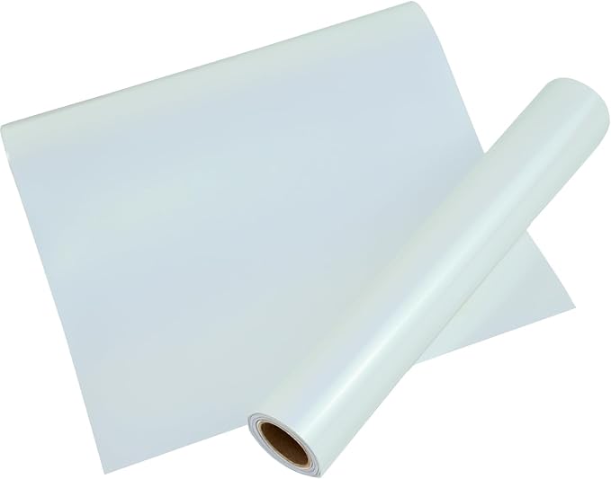 Chameleon HTV Vinyl, Gradient Iron On Vinyl White to Light Green 12" x6ft |