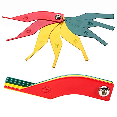 Brake Lining Thickness Gauge, Car Automotive Brake Pad Measuring Ruler Tool