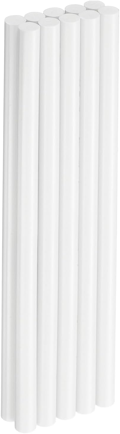 HARFINGTON 10pcs Hot Glue Sticks 0.43" Dia x 9.84" Long EVA Mini Hot Melt