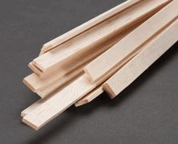 Balsa Wood 1/8 X 3/4 X 36in