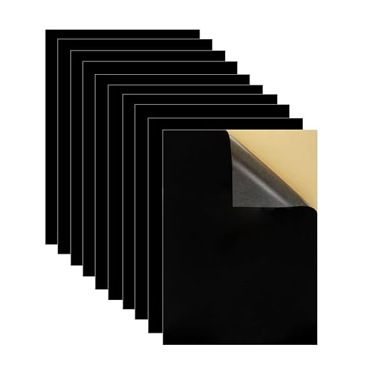 10 PCS Sticky Felt Sheets, Self Adhesive Felt Sheet, 8.3" x 11.8" Self Adhesive