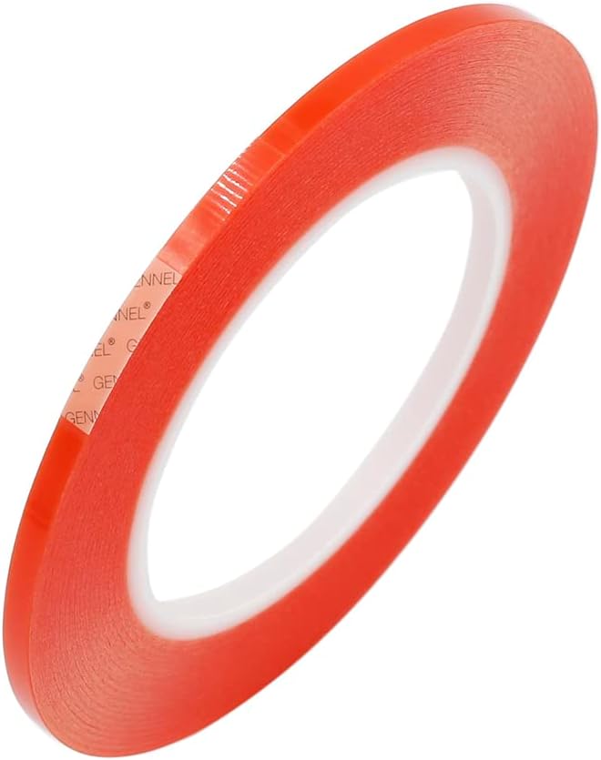 5mm x 25M Clear Double Sided Strong Adhesive Tape, Transparent Acrylic Tape