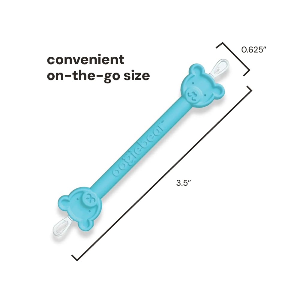 oogiebear: Baby Nose Cleaner & Ear Wax Removal Tool - Safe Booger & Earwax Removal for Newborns, Infants, Toddlers - Dual-Ended - Essential Baby Stuff, Diaper Bag Must-Have, with CASE